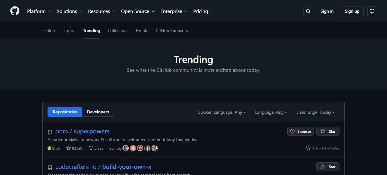 GitHub Trending